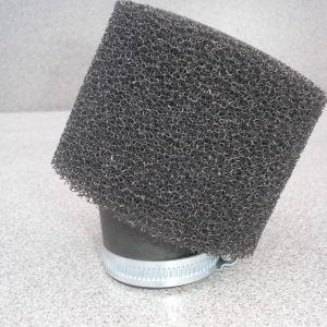 34-36mm Black Angled Twin Foam Air Filter For Pit Bike