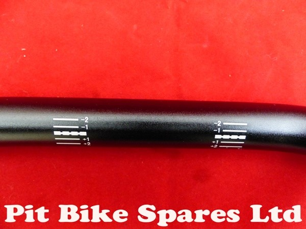 Heavy Duty Black Pro Type Pit Bike Handlebars. 5" Rise - Image 3