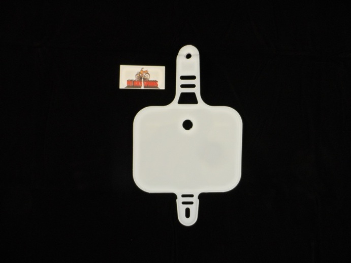 White Crf50 style front number board - Image 2