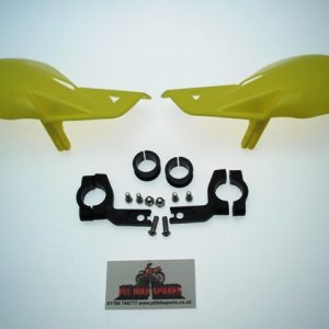 YELLOW EASY FIT UNIVERSAL PIT BIKE HANDGUARDS