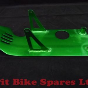 Green alloy bash plate to fit 110-140cc kick start engine