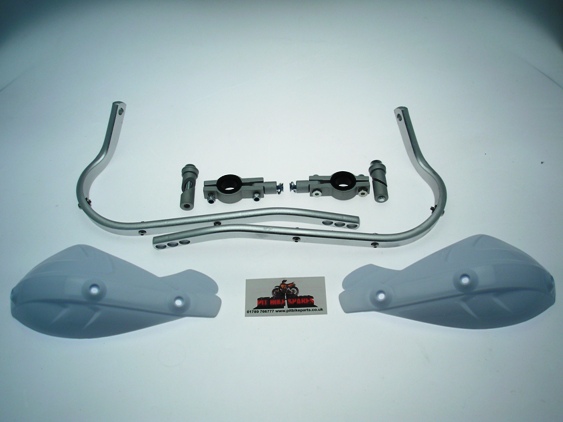 White Bark Buster Hand Guards. Reinforced Bar. - Image 2