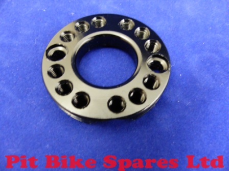 Black Cnc Carb Spinner Plate. Multiple Manifold Position - Image 2