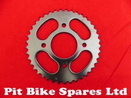 Black Steel 41 Tooth 428 Pitch 90mm Rear Sprocket