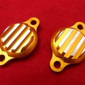 Gold CNC Machined Tappet Covers Big Valve Type
