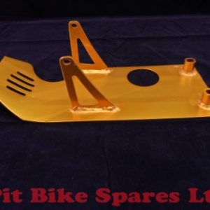 Gold alloy bash plate to fit 110-140cc kick start engine