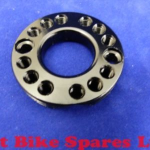 Black Cnc Carb Spinner Plate. Multiple Manifold Position