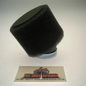38-40mm Black Angled Twin Foam Air Filter