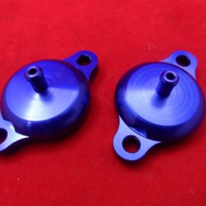 Blue CNC Machined Breather Tappet Covers Big Valve Type
