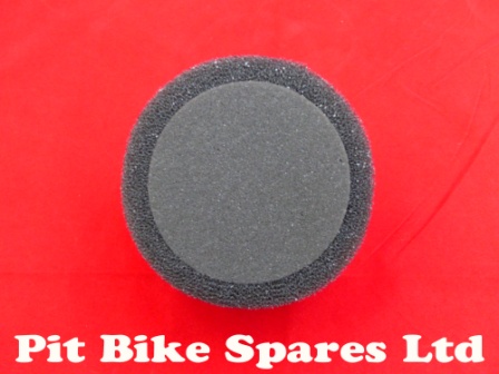 48-50mm Black Twin Foam Angled Air Filter For Pit Bike - Image 2