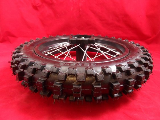 15mm SDG 12" STEEL REAR WHEEL & MX TYRE - Image 3