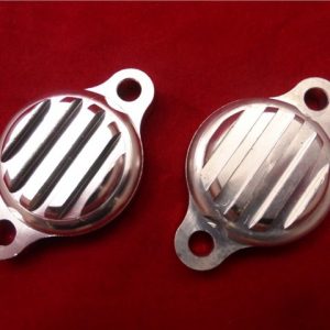 Silver CNC Machined Tappet Covers Big Valve Type
