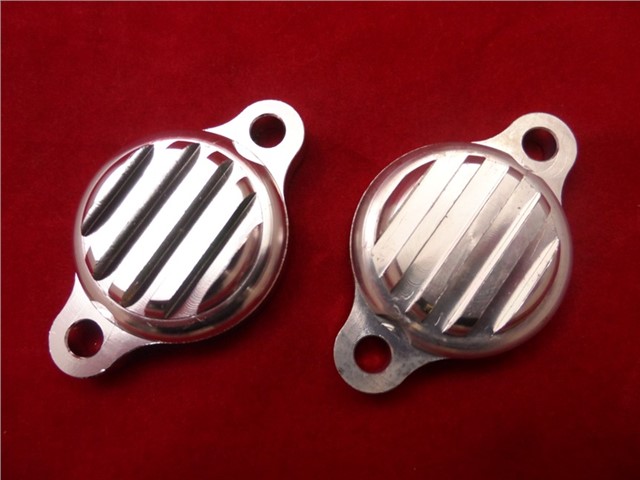 Silver CNC Machined Tappet Covers Big Valve Type