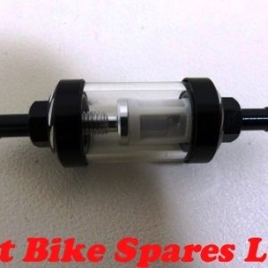 EE111 Black In Line Fuel Filter For Pit Bike or Monkey Bike