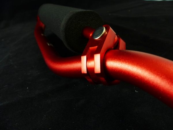 Pro Red Alloy 22mm Low Bars For Pit Bike Braced - Image 3