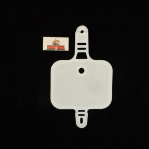 White Crf50 style front number board