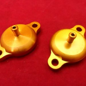 Gold CNC Machined Breather Tappet Covers Big Valve Type