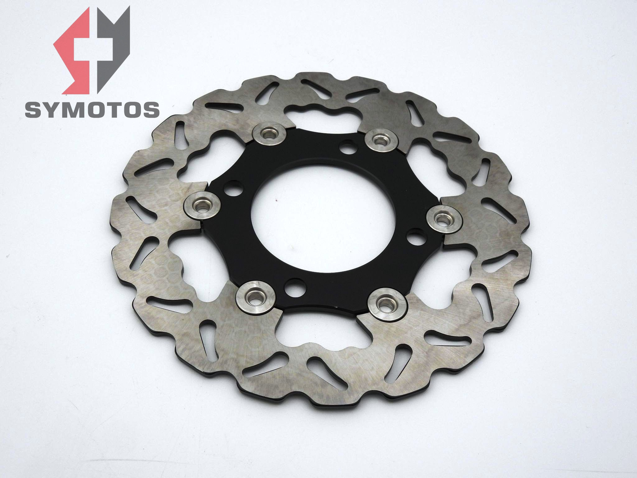 220mm SDG Razor Floating Brake Disc Black Hub - Image 5