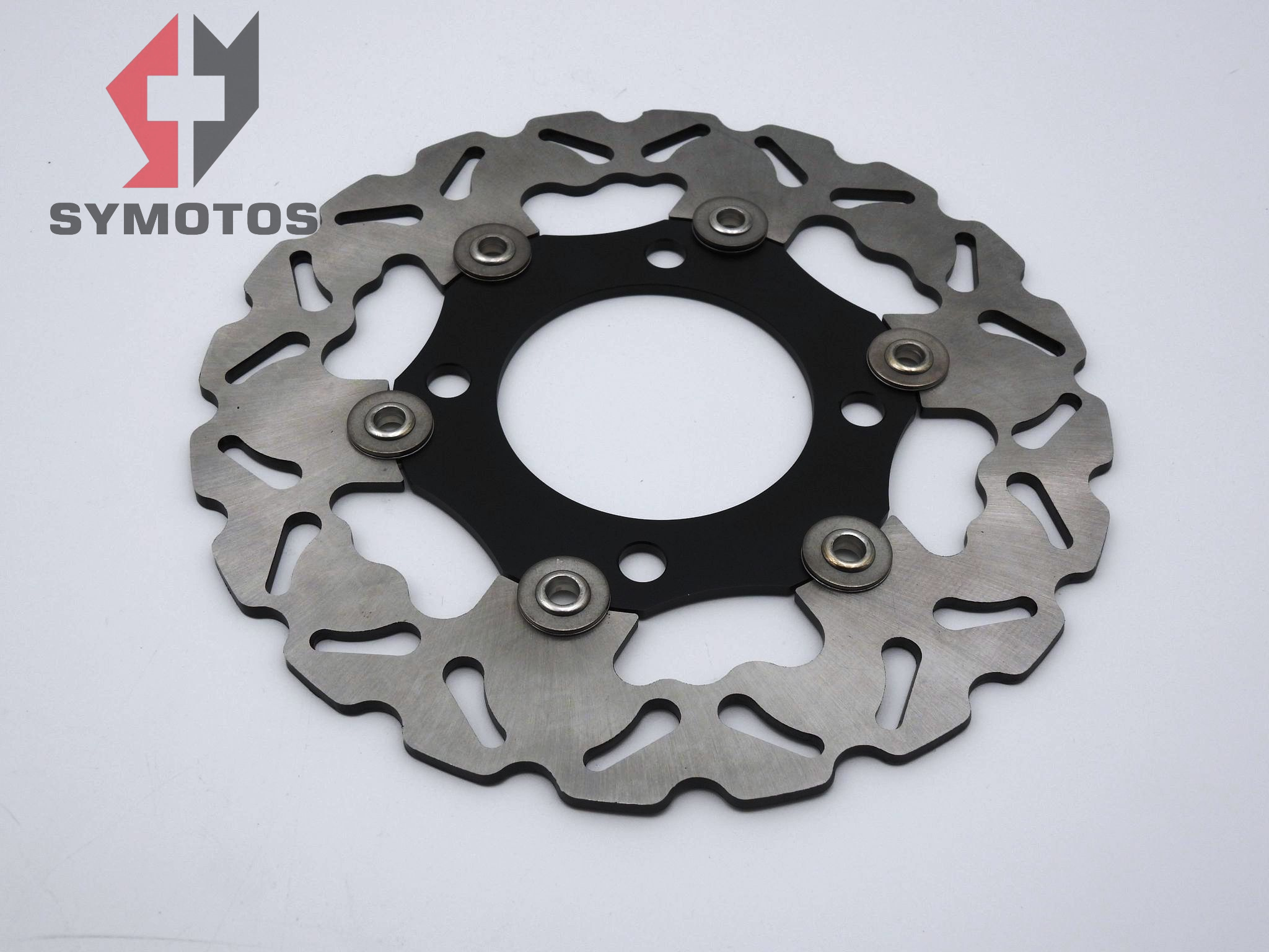 220mm SDG Razor Floating Brake Disc Black Hub - Image 4