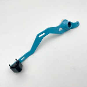Blue Symoto Supermoto Brake Pedal For Pit Bike. Pedal & Slider Over Footrest