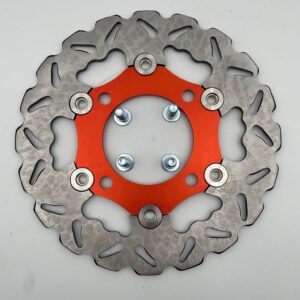 220mm SDG Razor Floating Brake Disc Orange hub