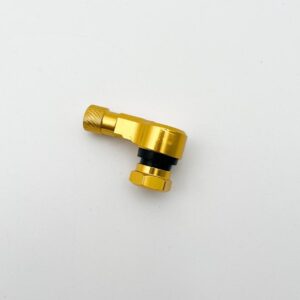 Gold Cnc 90 Degree Angled Tyre Valve For Pit Bike, Motorcycle