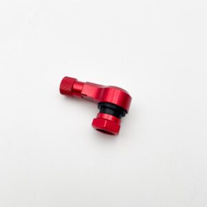 Red Cnc 90 Degree Angled Tyre Valve For Pit Bike/Motorcycle